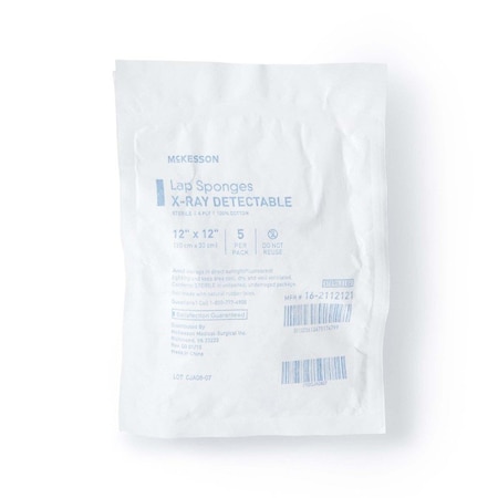 Mckesson Laparotomy Sponge, 12 x 12 Inch, 200PK 16-2112121